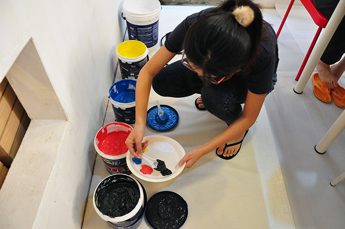 the color in environment workshop,city yeast,AGUA Design,色彩,寶藏巖空間色彩工作坊,都市酵母,水越設計